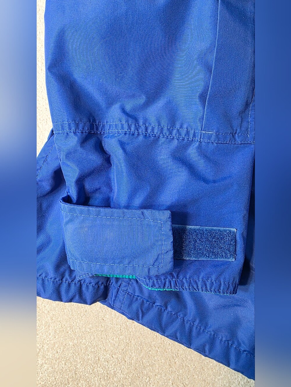 Vintage 90's Columbia Adirondack Windbreaker Blue Pullover Gorpcore Mens M - Picture 9 of 16